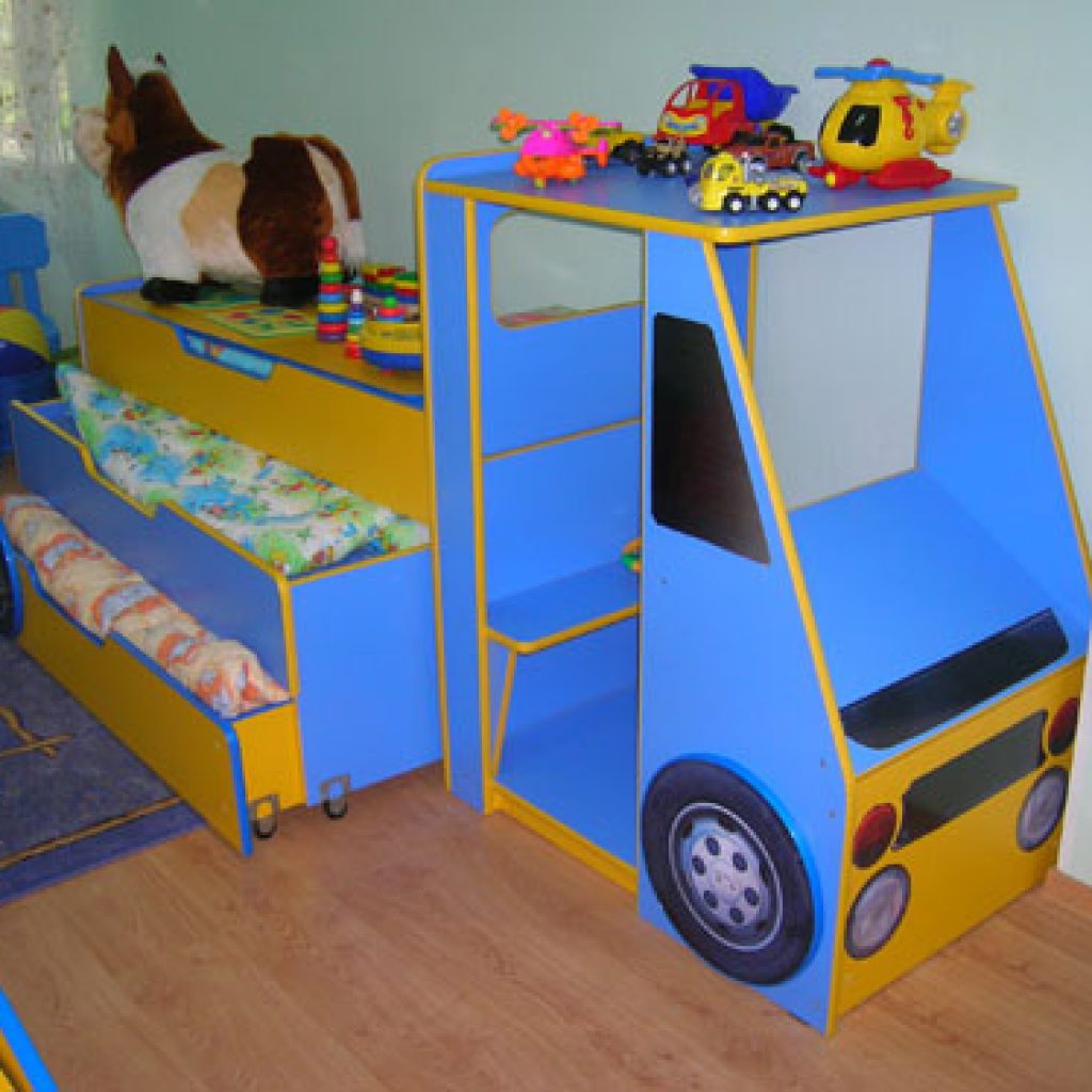 Мебель в детский сад для машин