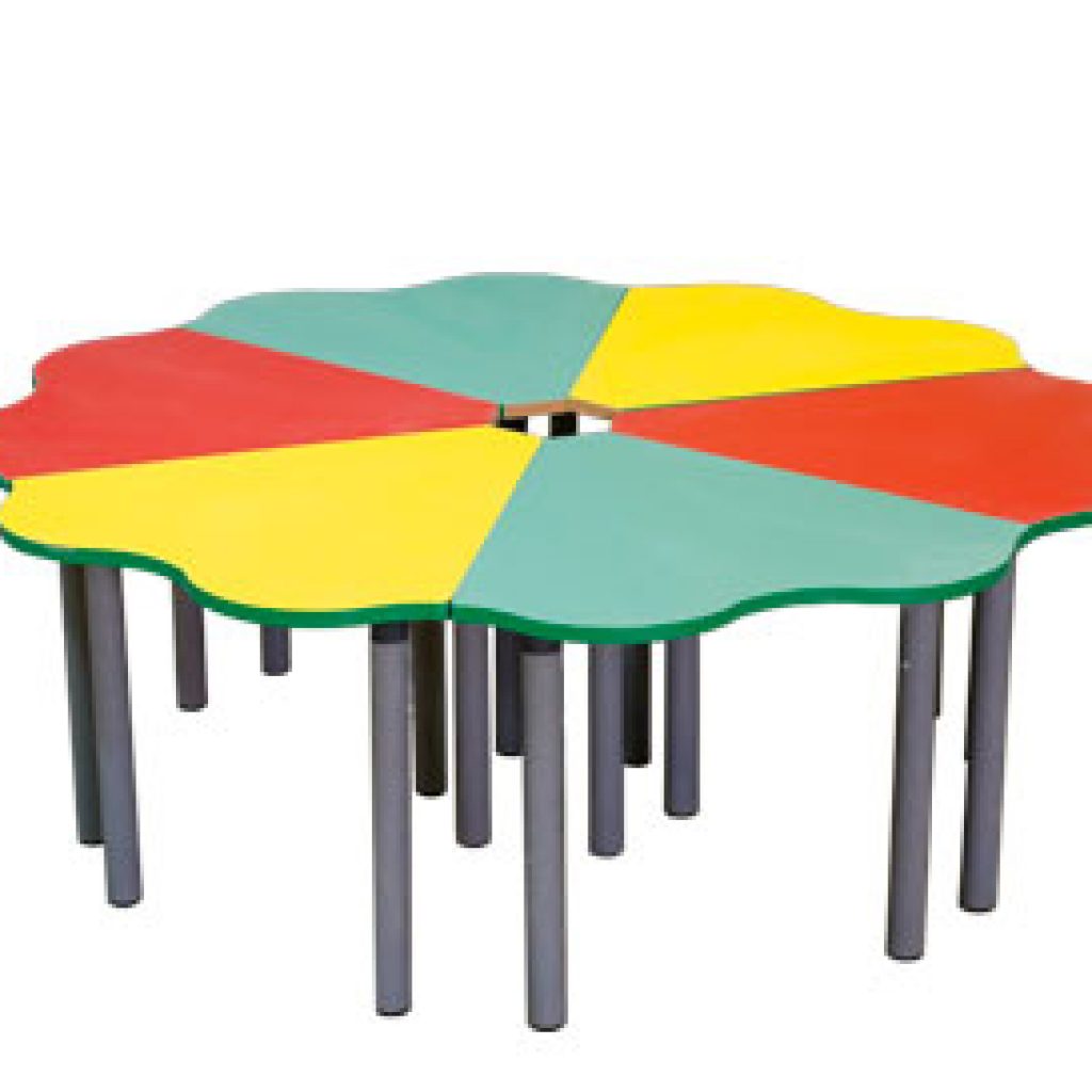 стол ромашка для детского сада 6 лепестков